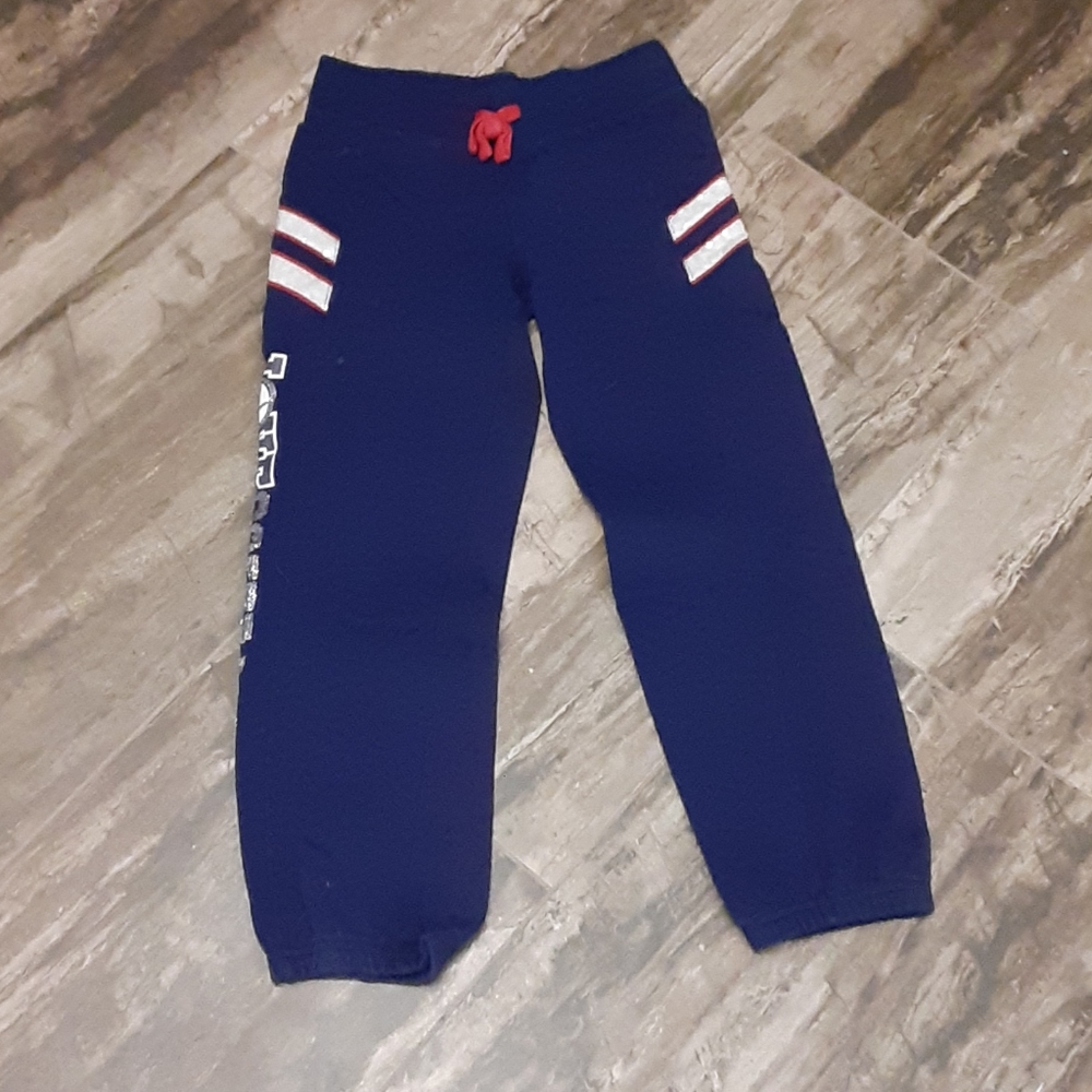 Girls Size 10 Soccer Sweatpants with Sequin & Graphic Embellishments –